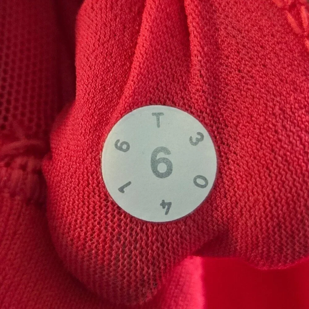 Lululemon Racerback Tank with Shelf bra - 6 Coral